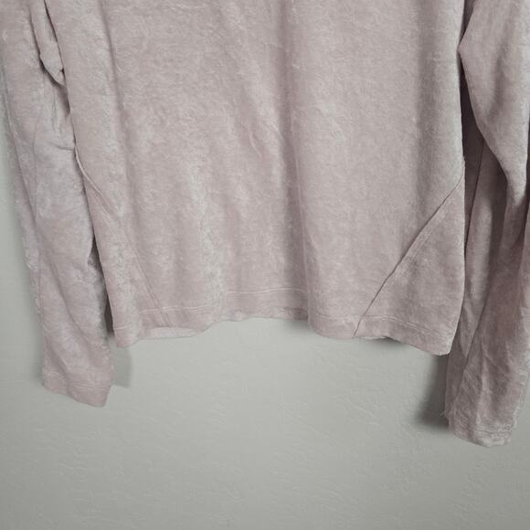 We The Free People Top Milan Light Pink Crushed Velvet Fairy Core Whimisy S - Picture 11 of 11